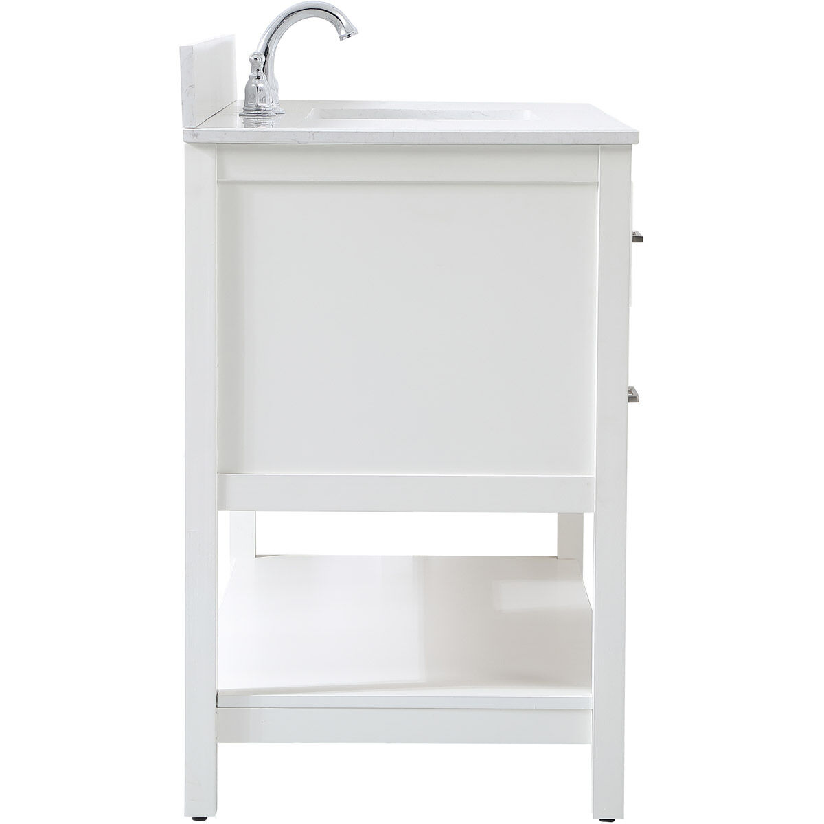 Sinclaire 48 X 22 X 34 inch White Vanity Sink Set