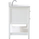 Sinclaire 48 X 22 X 34 inch White Vanity Sink Set