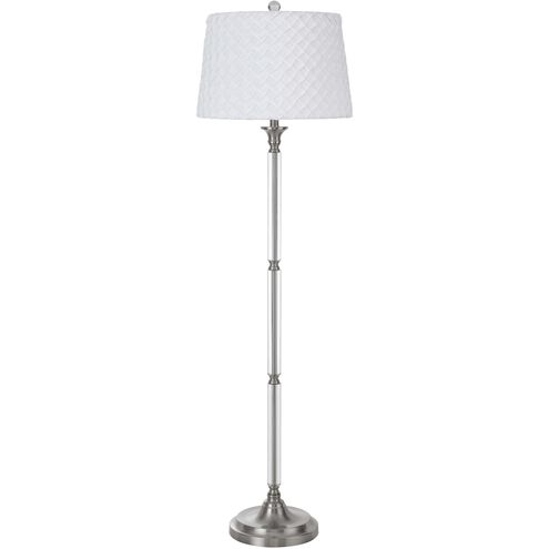 Ruston 60 inch 150.00 watt Brushed Steel Floor Lamp Portable Light