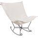 Pana 40 inch Natural Puff Rocker Ottoman