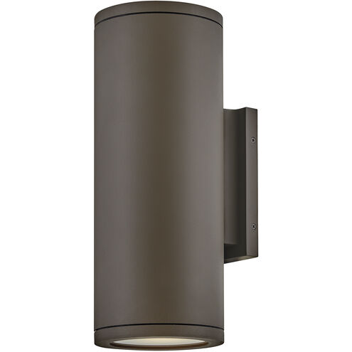 Silo 2 Light 16 inch Architectural Bronze Outdoor Wall Mount