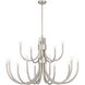 Sorrento 15 Light 42 inch Satin Nickel Chandelier Ceiling Light, Essentials