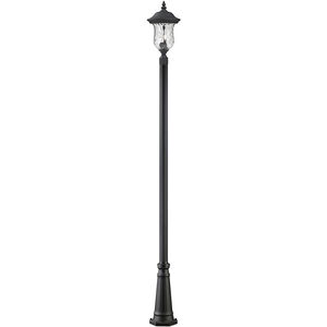 Armstrong 2 Light 114.25 inch Black Outdoor Post Mounted Fixture