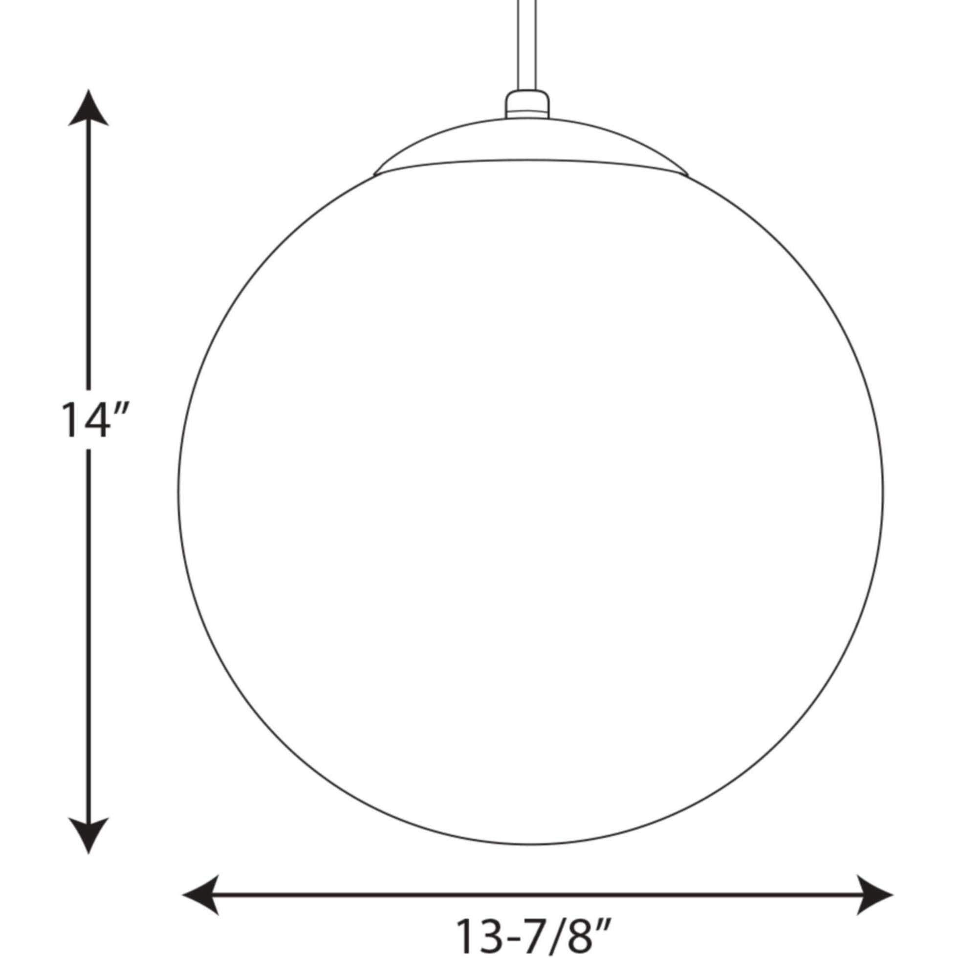 Opal Globes 1 Light White Pendant Ceiling Light