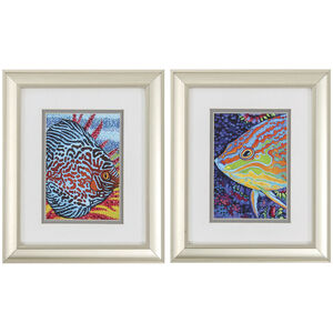 Waterside Blue Framed Art