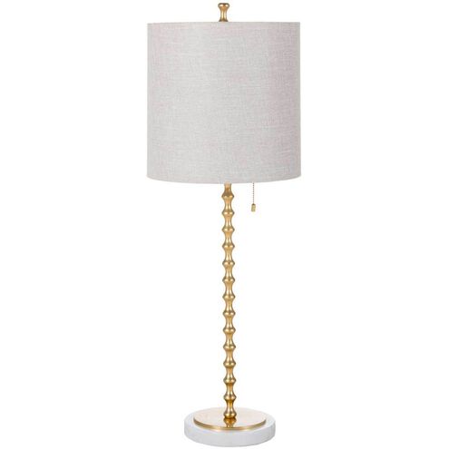 Addie 34.25 inch Gold Leaf Table Lamp Portable Light