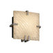 Fusion 1 Light 9 inch Brushed Nickel ADA Wall Sconce Wall Light in Weave, Incandescent