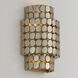 Eliana Sconce Wall Light in Champagne Brass