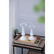 Anita Candle Holder in White