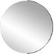 Dante 30 X 30 inch Polished Silver Wall Mirror