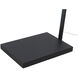 Stretch 87 inch 150.00 watt Matte Black Arc Floor Lamp Portable Light