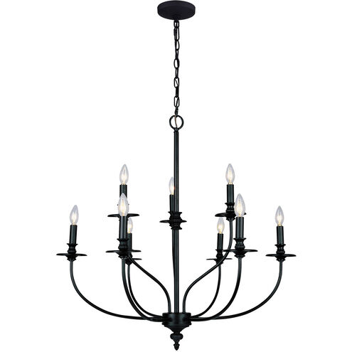 Trinity 9 Light 29 inch Oil Rubbed Bronze Chandelier Ceiling Light