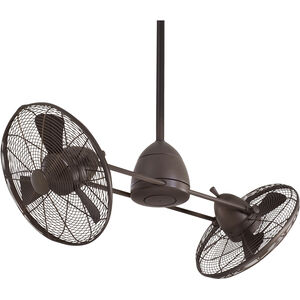 Gyro Wet 42 inch Oil Rubbed Bronze Outdoor Ceiling Fan