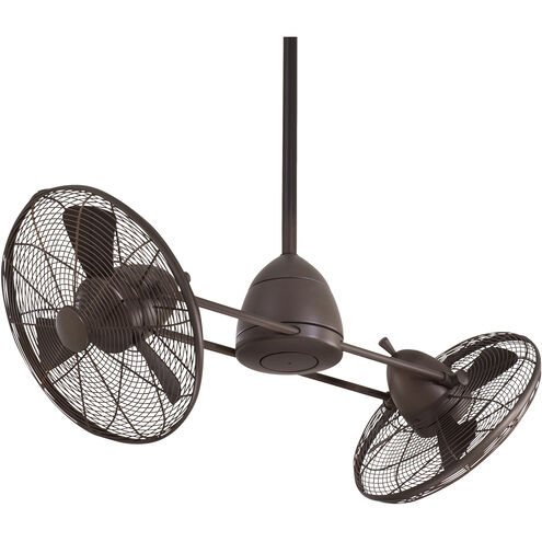 Gyro Wet 42 inch Oil Rubbed Bronze Outdoor Ceiling Fan
