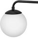 Julep LED 24 inch Black Bath Light Wall Light