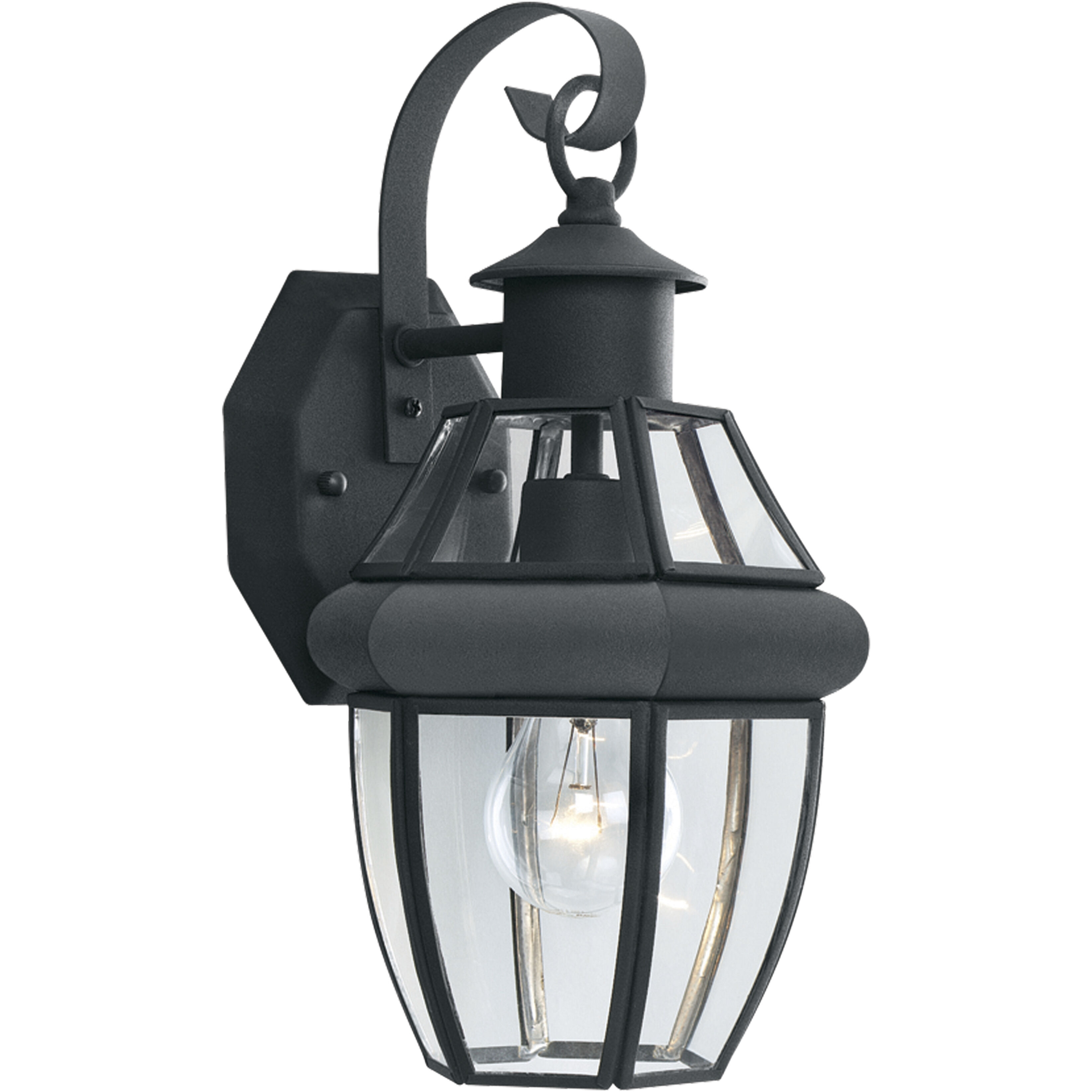Heritage 1 Light 15.75 inch Black Outdoor Sconce