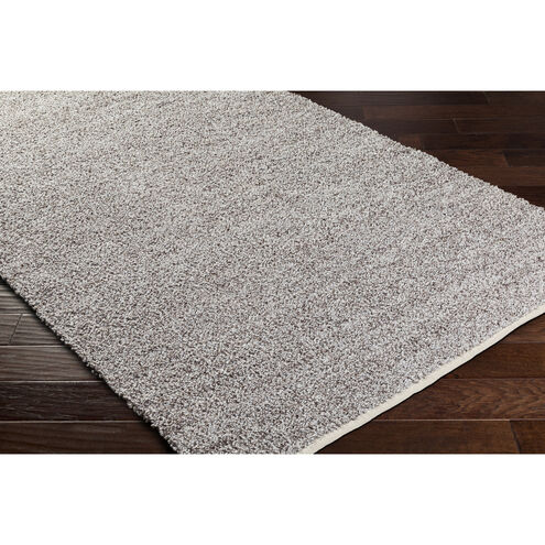 Boculette 108 X 72 inch Medium Brown/Off-White Handmade Rug in 6 x 9, Rectangle