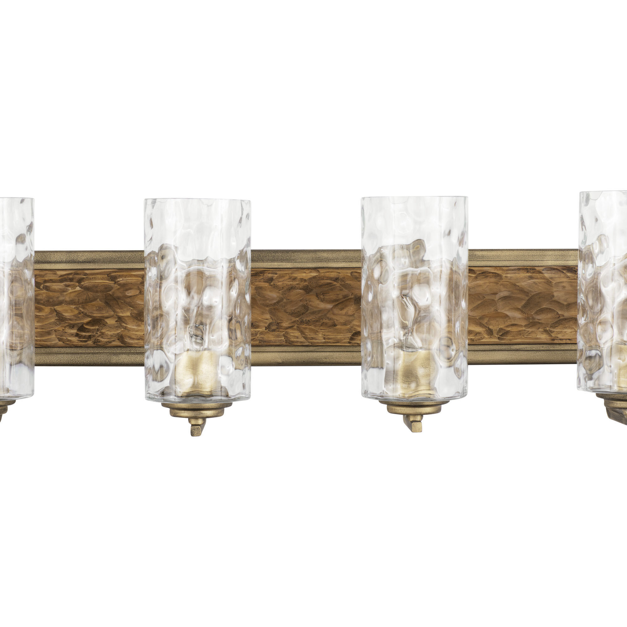 Hammer Time 4 Light 33 inch Havana Gold/Cinnamon Bath Vanity Wall Light