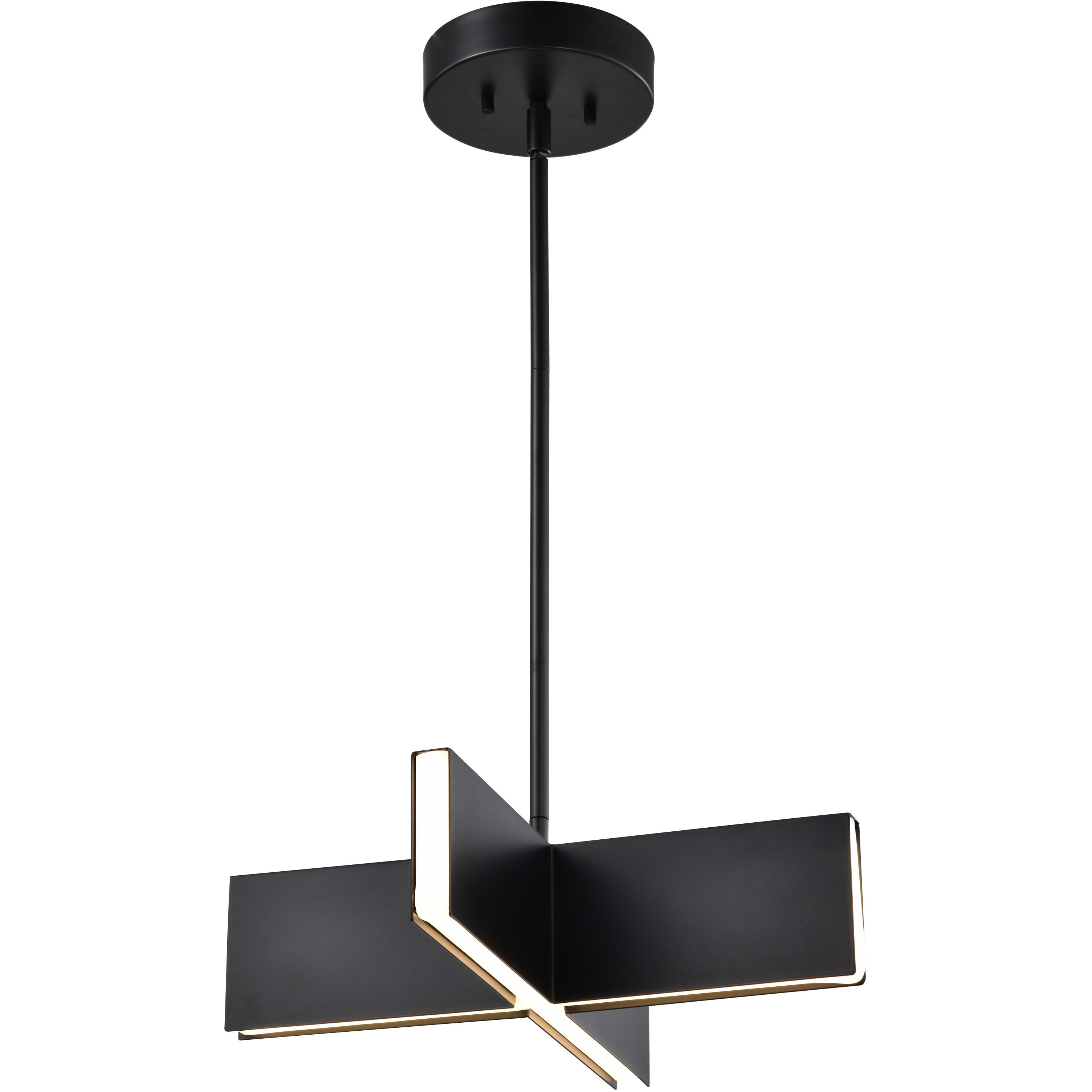 Blaine LED 15.75 inch Matte Black Pendant Ceiling Light