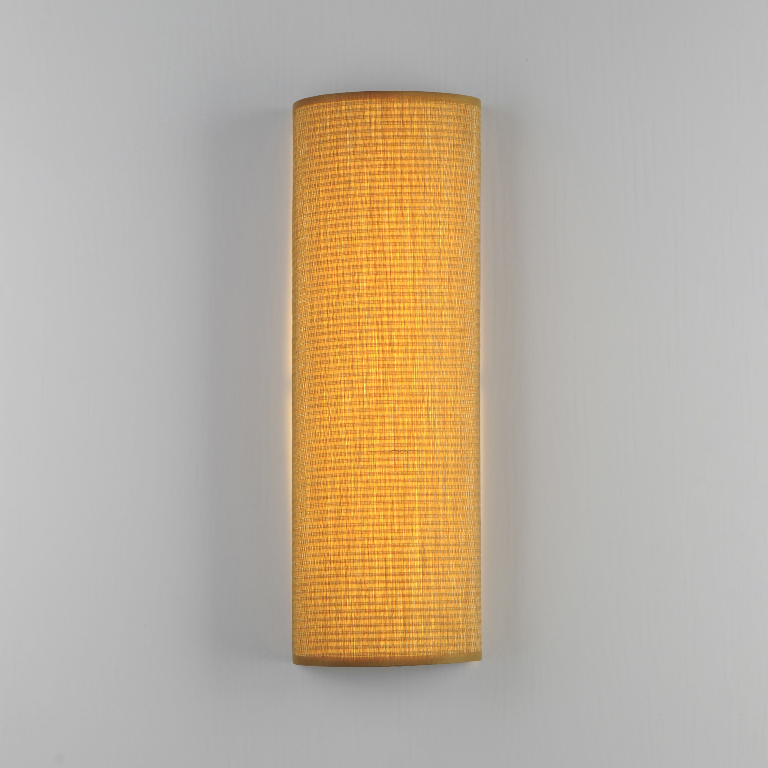 Prime Wall Sconce Wall Light in Grass Cloth