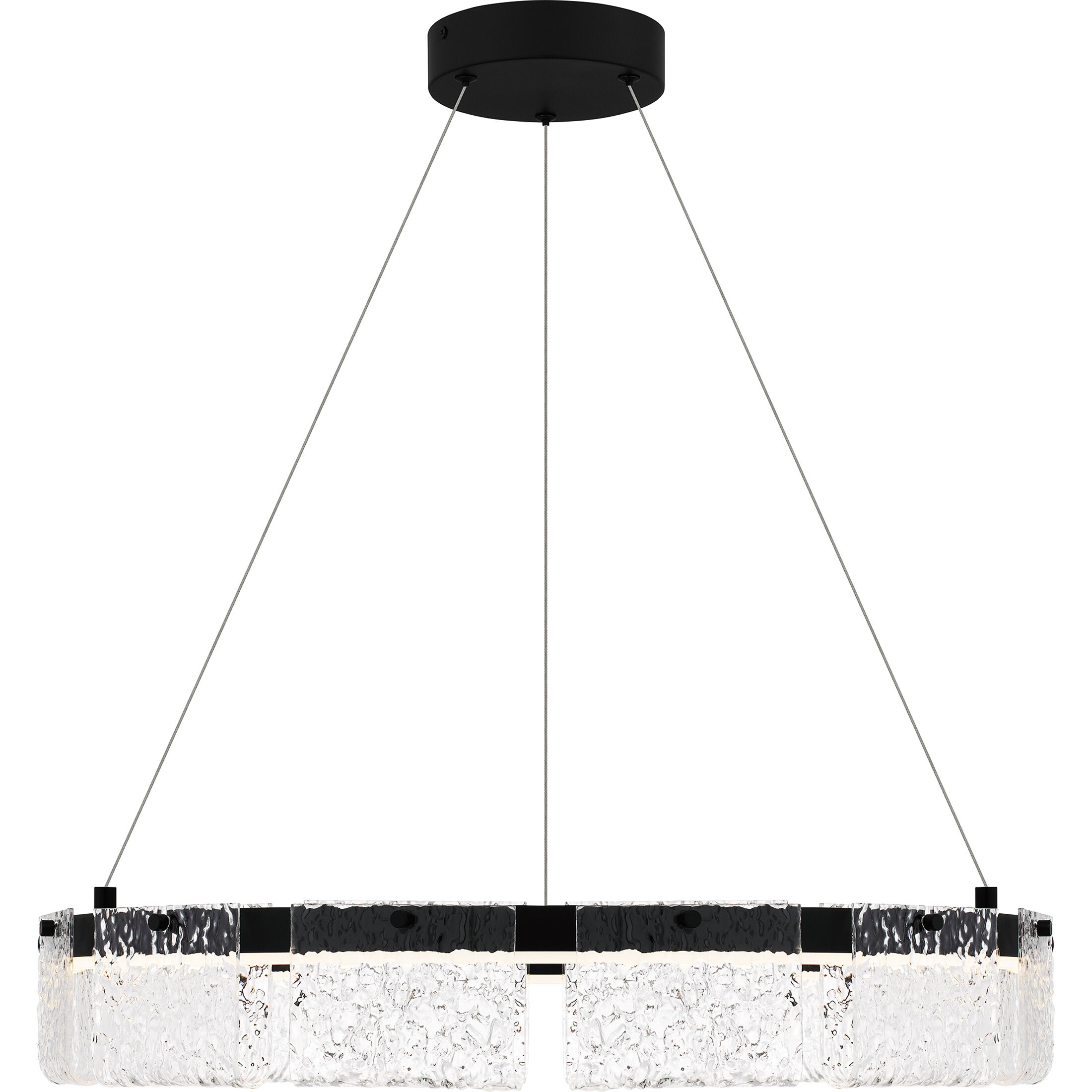 Alice LED 24.75 inch Matte Black Pendant Ceiling Light