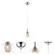 Auge 1 Light 6 inch Chrome Pendant Ceiling Light