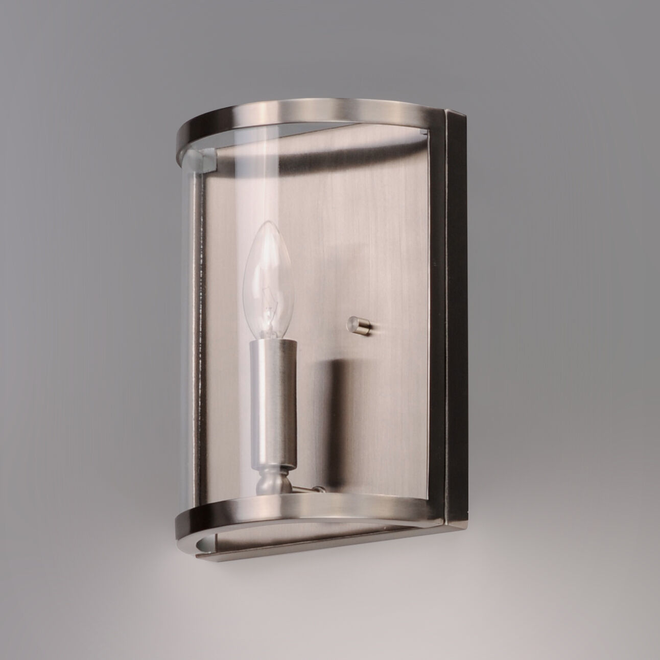 Sentinel 1 Light Satin Nickel Wall Sconce Wall Light