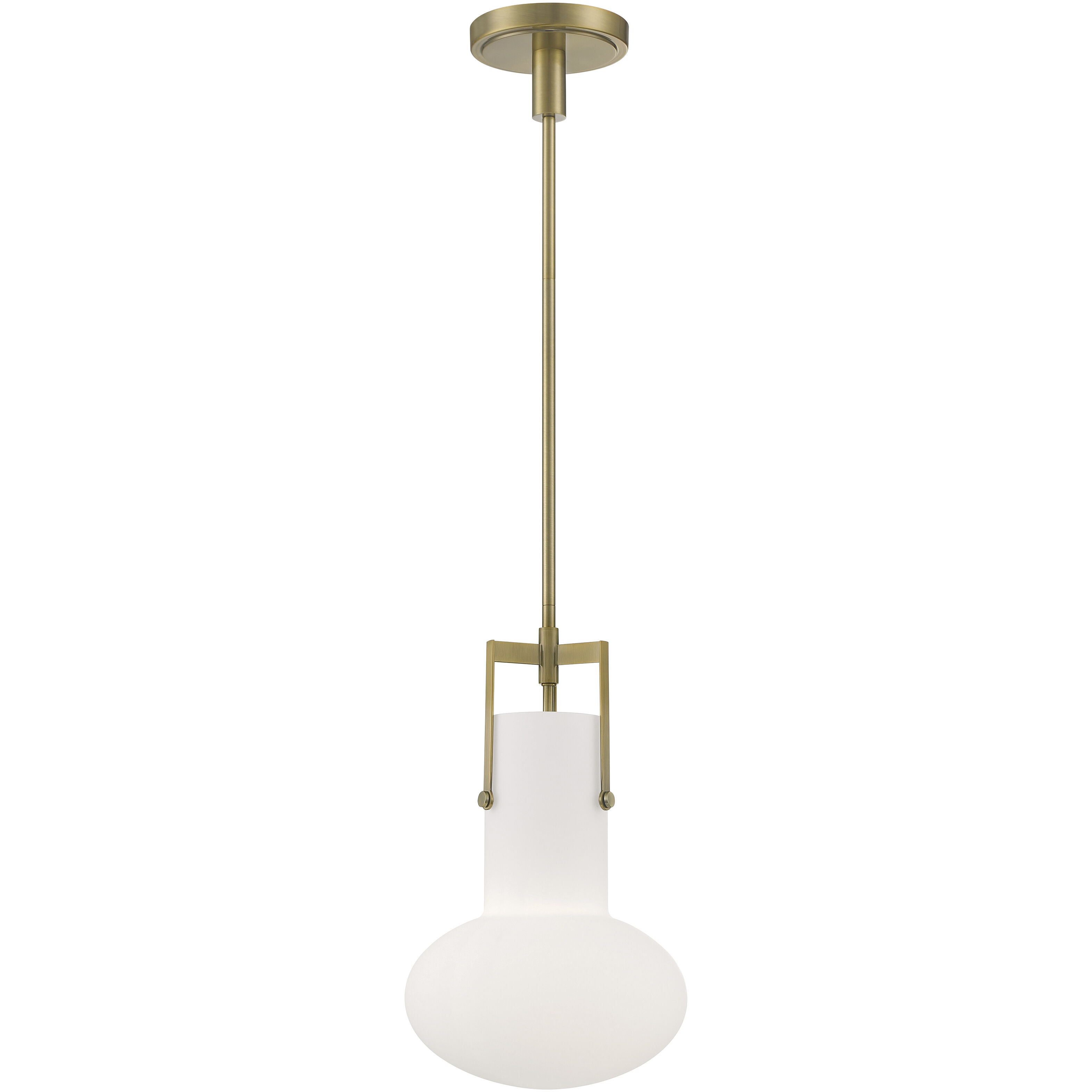 Izel Pendant Ceiling Light in Antique Brass