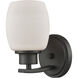 Casual Mission 1 Light 6 inch Oil Rubbed Bronze Vanity Light Wall Light