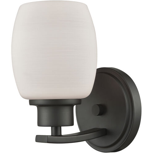 Casual Mission 1 Light 6 inch Oil Rubbed Bronze Vanity Light Wall Light