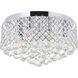 Tully 6 Light 18 inch Chrome Flush Mount Ceiling Light