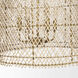 Thad 23 inch Gold Chandelier Ceiling Light