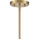 Newland 6 Light 21 inch Satin Brass Chandelier Ceiling Light