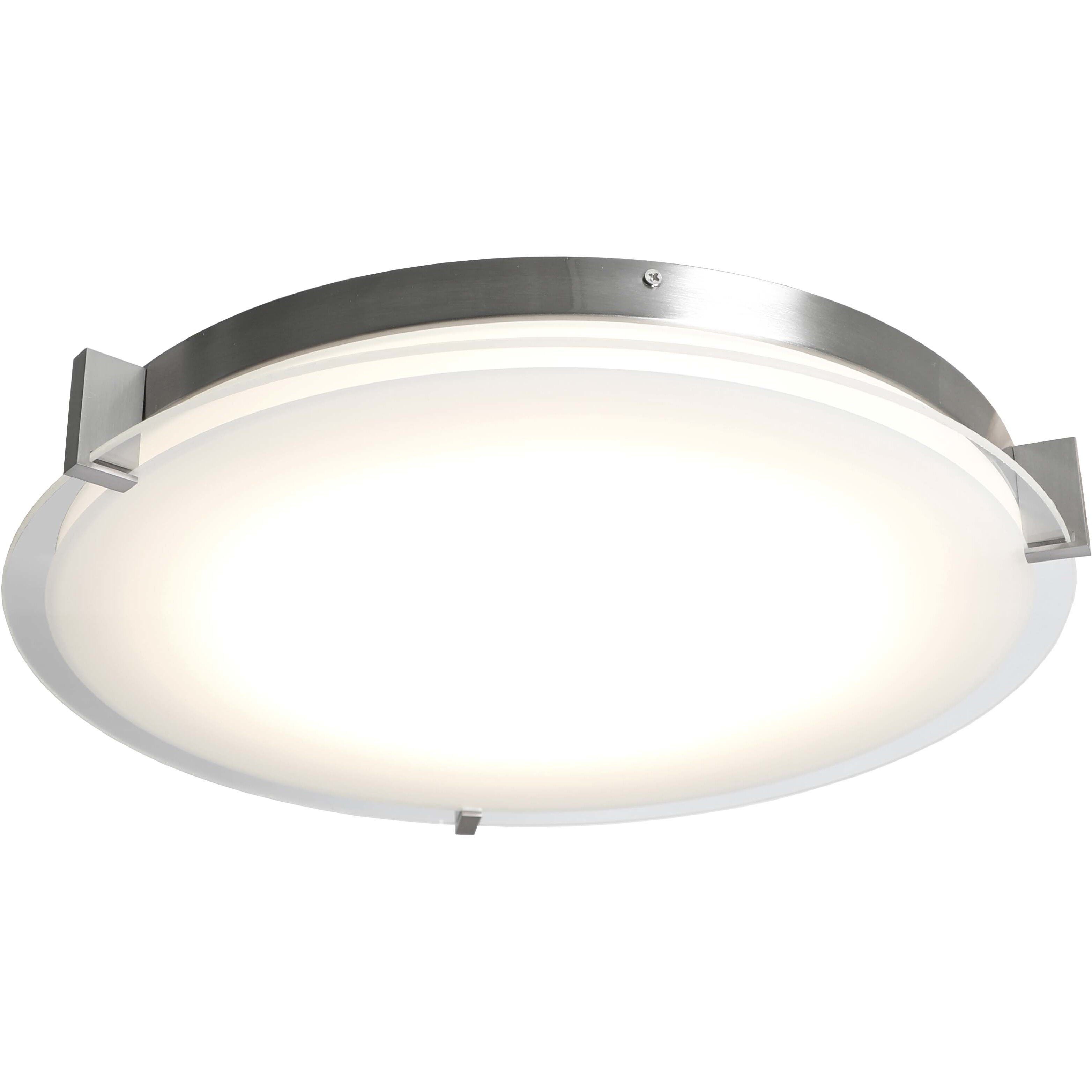Matrix LED 18 inch Brushed Nickel Flush Mount Ceiling Light