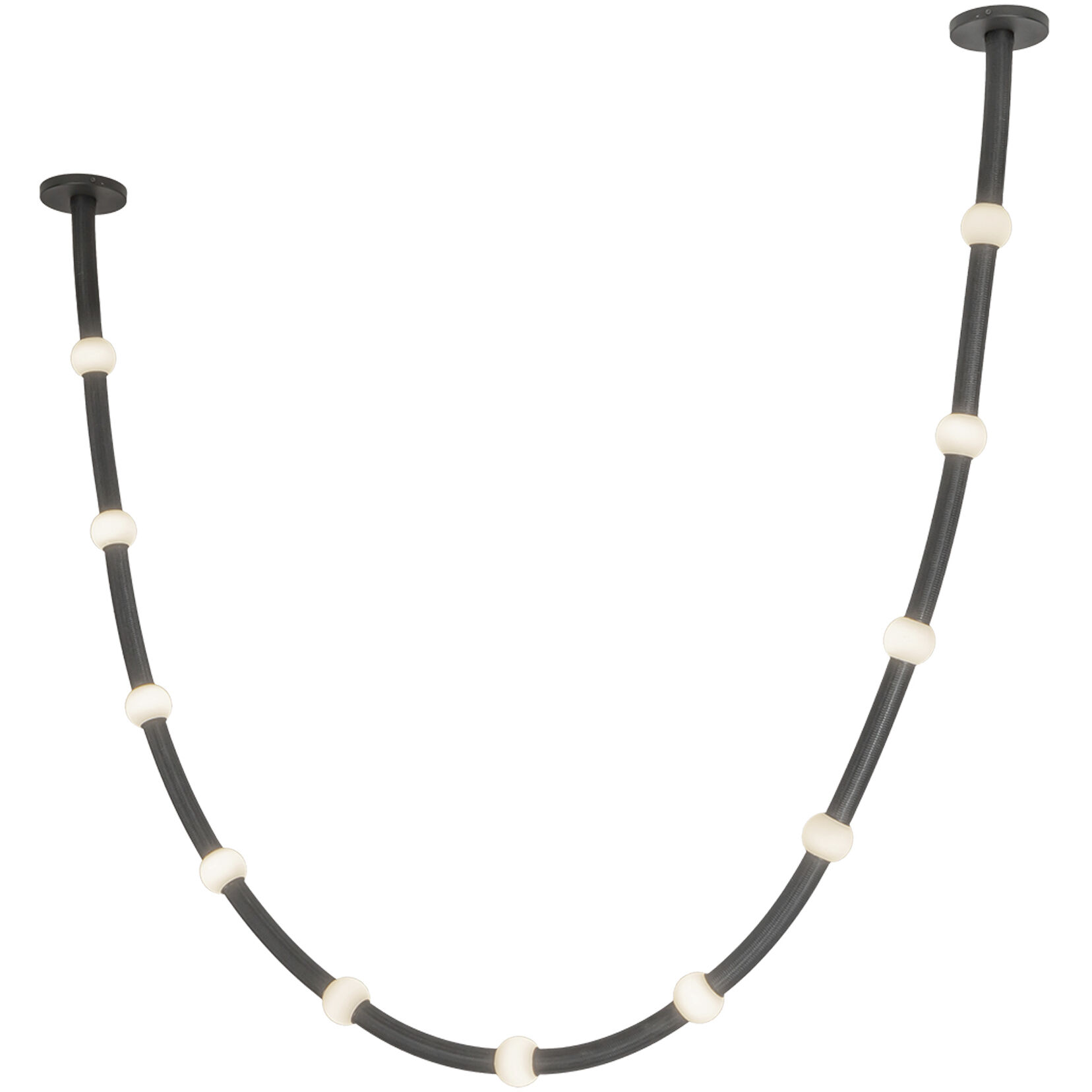 Corda LED 2.38 inch Black Pendant Ceiling Light