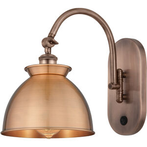Adirondack 1 Light 8.13 inch Antique Copper Sconce Wall Light