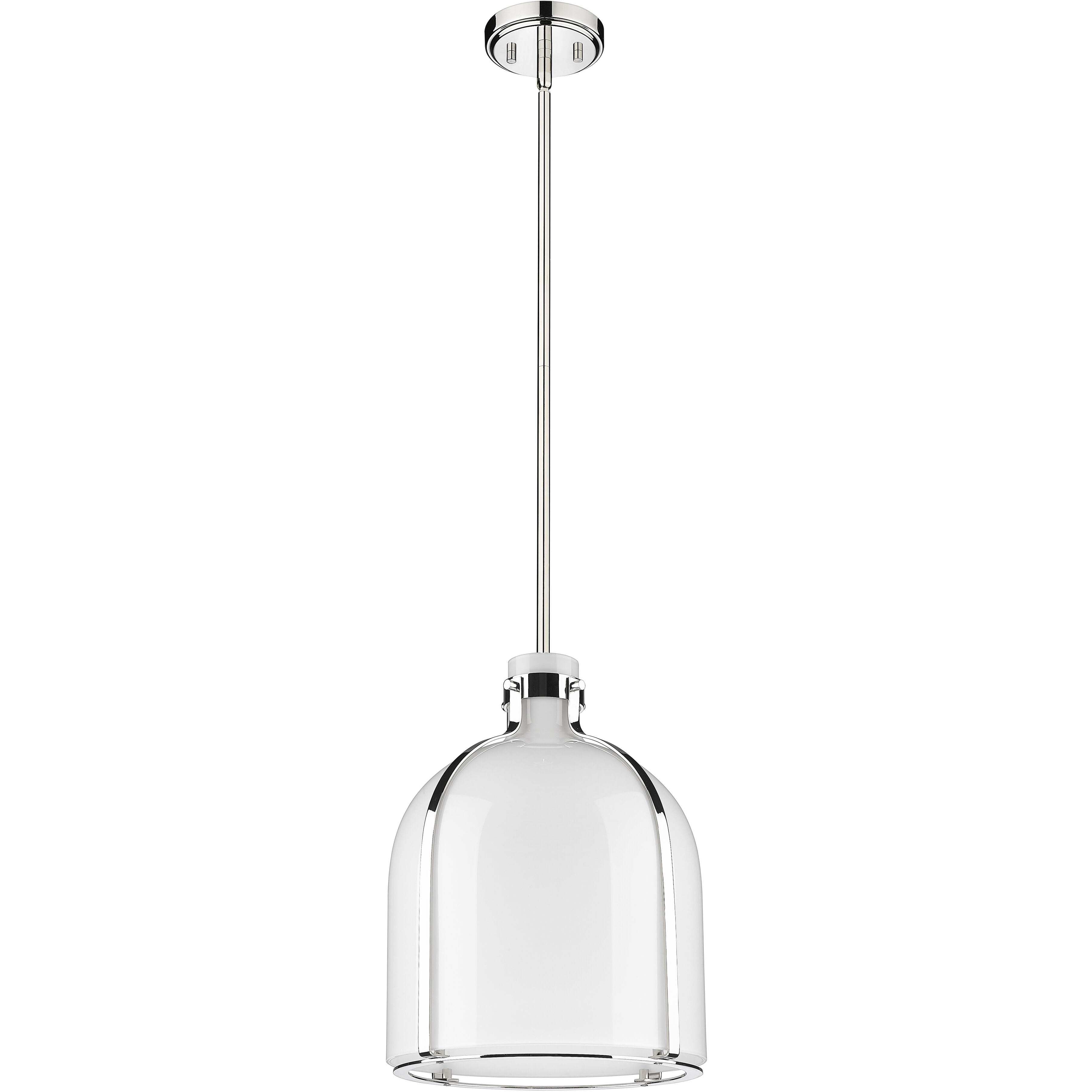 Pearson 1 Light 12.25 inch Polished Nickel Pendant Ceiling Light