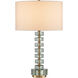 Mystras 27.5 inch 150 watt Clear and Antique Brass Table Lamp Portable Light