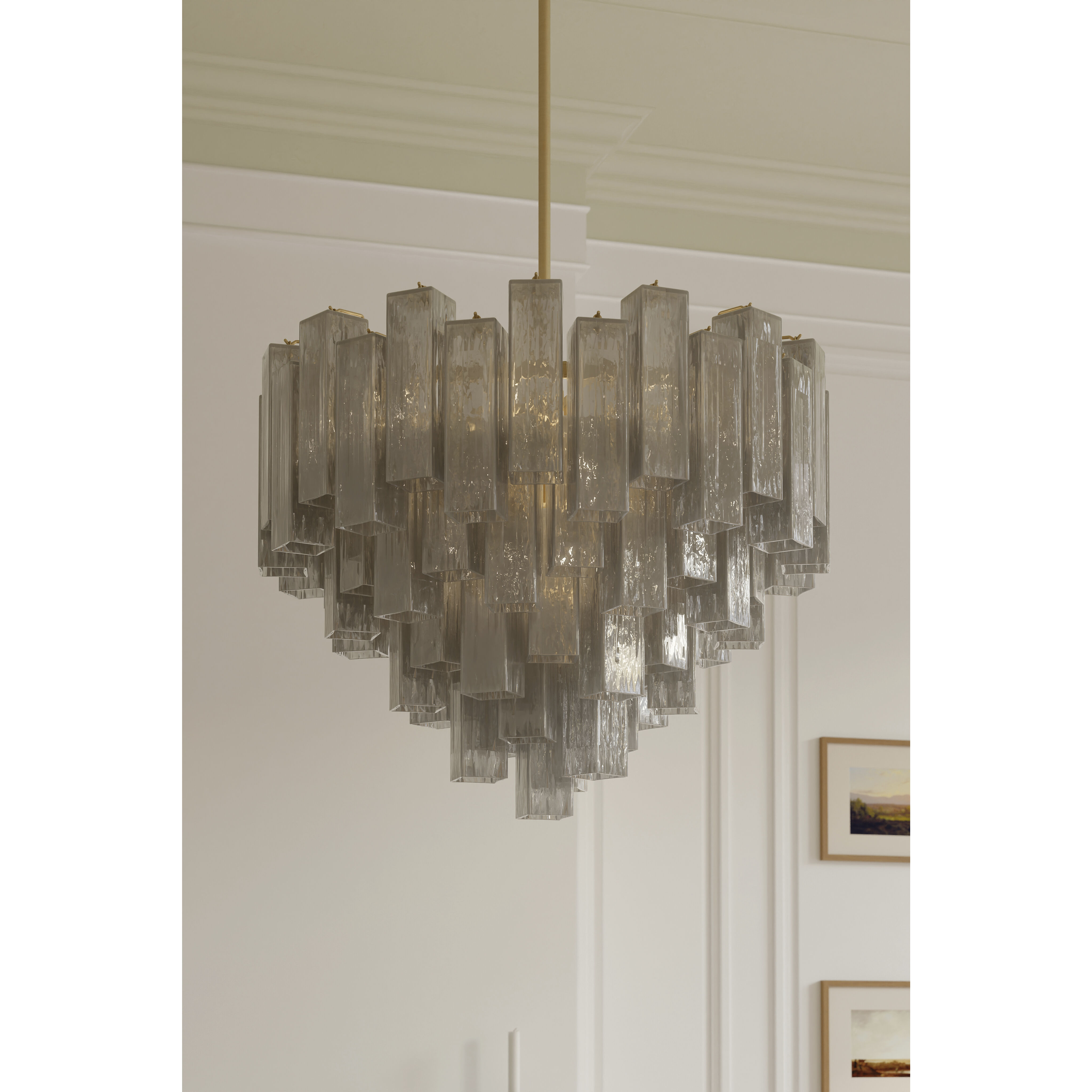 Torvento 15 Light 32.75 inch Legacy Brass Pendant Ceiling Light