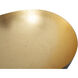 Luna Bella 72 inch 28 watt Weathered Brass Torchiere Floor Lamp Portable Light