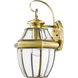 Monterey 1 Light 13 inch Antique Brass Outdoor Wall Lantern