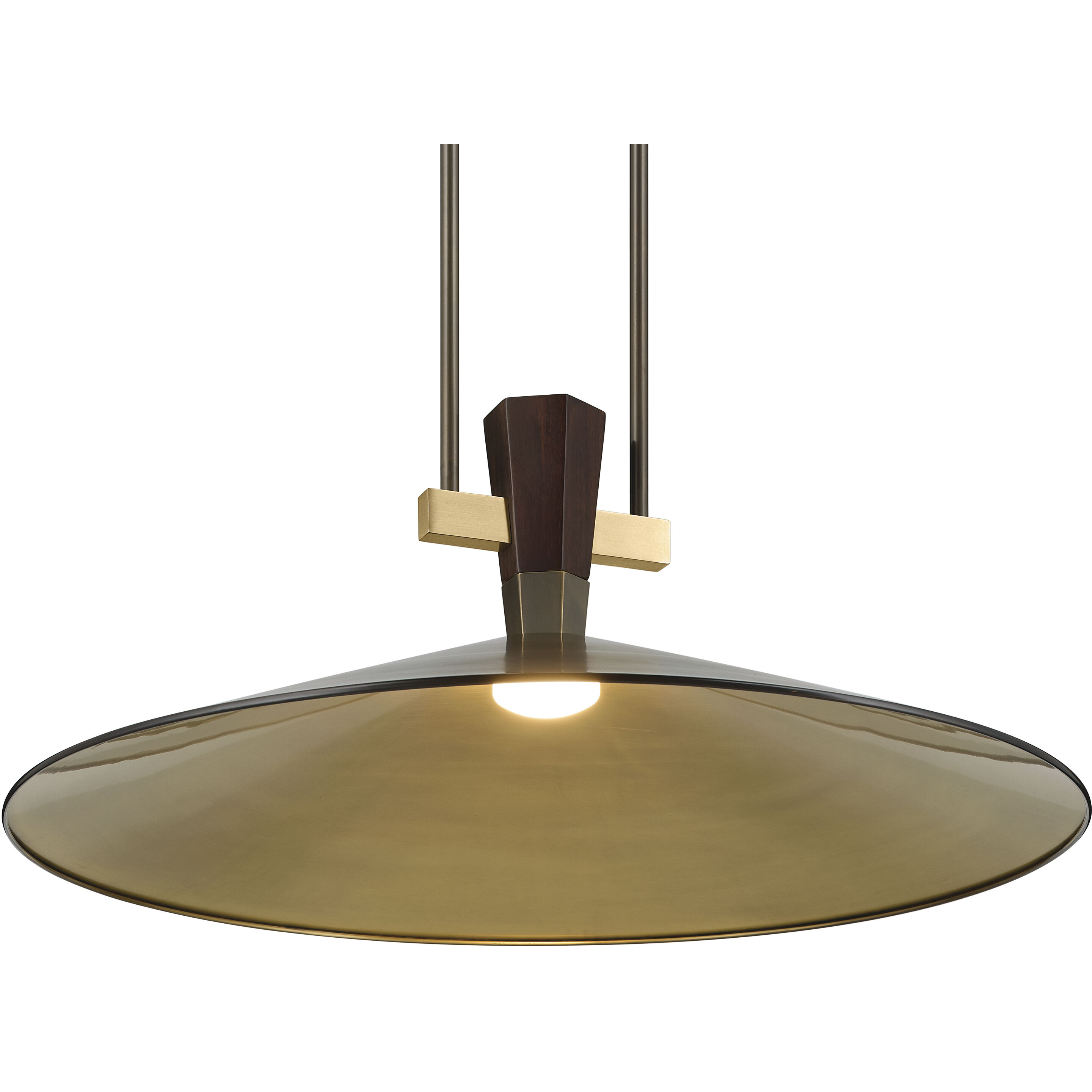 Tenon LED Lacquered Bronze Pendant Ceiling Light