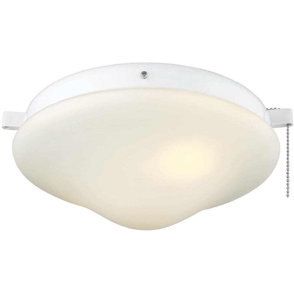 Traditional LED White Ceiling Fan Light Kit