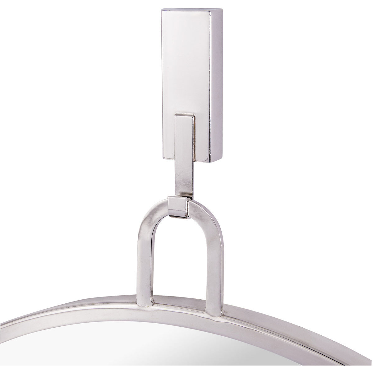 Stopwatch 32 X 30 inch Polished Nickel Wall Mirror, Varaluz Casa