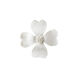 Elizabeth Wicker Matte White Decorative Object