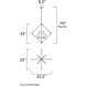 Lucent 8 Light 35.5 inch Polished Nickel Multi-Light Pendant Ceiling Light