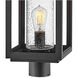 Coastal Elements Atwater 1 Light 23 inch Black Outdoor Post Mount Lantern in Non-LED