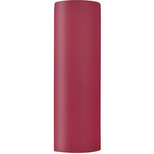 Ambiance 1 Light 17 inch Cerise Outdoor Wall Sconce in Incandescent, Ceriseá
