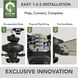 Crestfield 52 inch Noble Bronze with Bleached Grey Pine/Greyed Walnut Blades Ceiling Fan