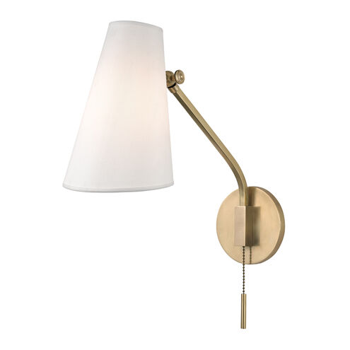 Patten 1 Light 5.75 inch Aged Brass Wall Sconce Wall Light